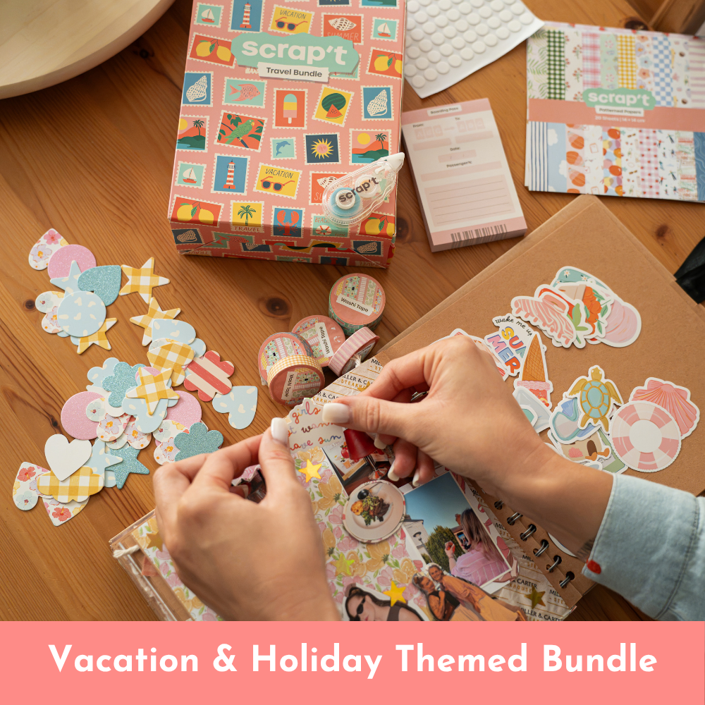 Travel Scrapbook Supplies Bundle