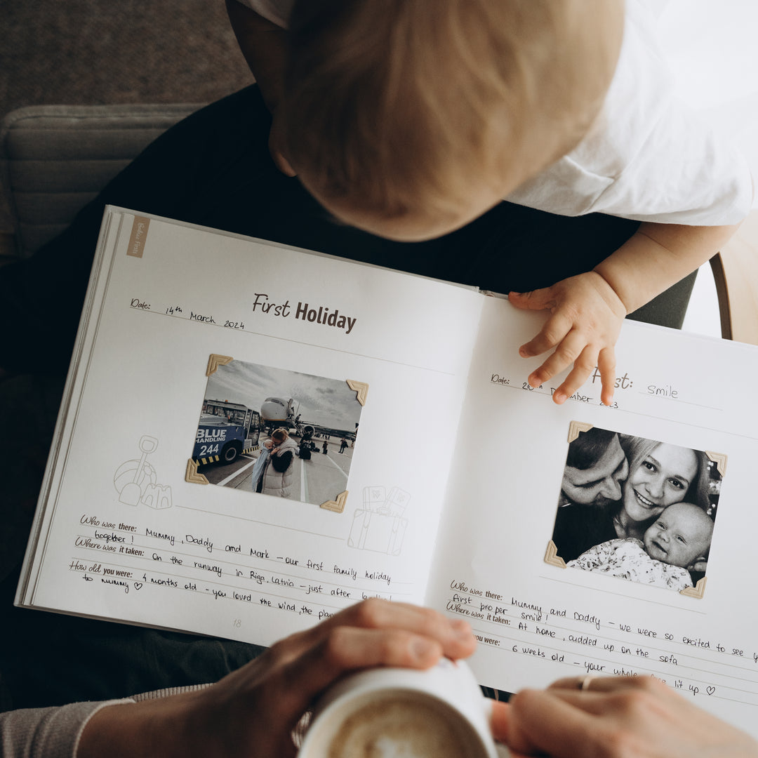 Baby & Pregnancy Journal Bundle – Milestones & First Steps Editions