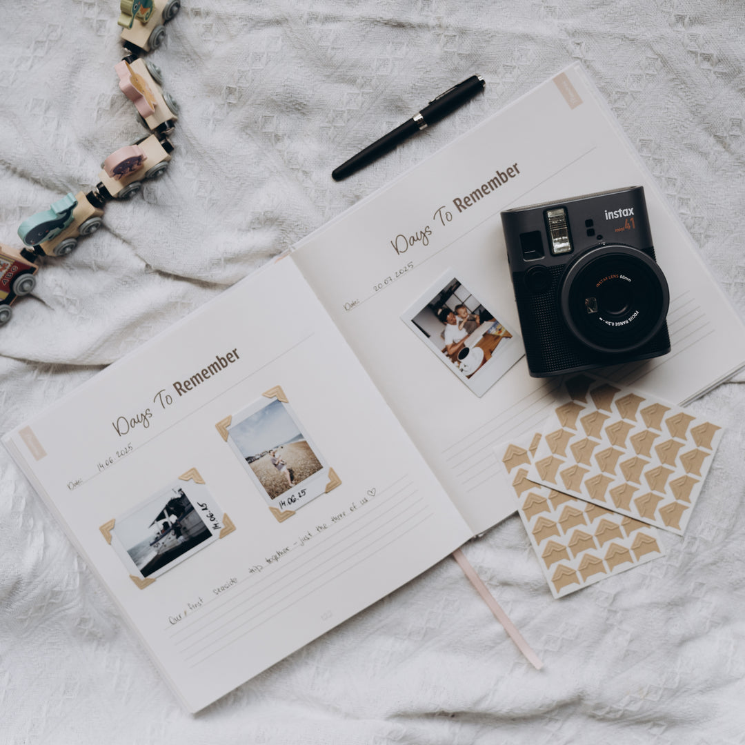 Baby & Pregnancy Journal Bundle – Milestones & First Steps Editions